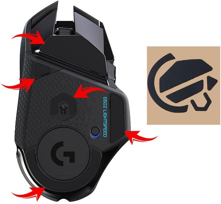 sets Mouse Skatez for Logitech G 502 Wireless & Mouse Feet & Mice Feet & mouseskates Replacement - Image 1