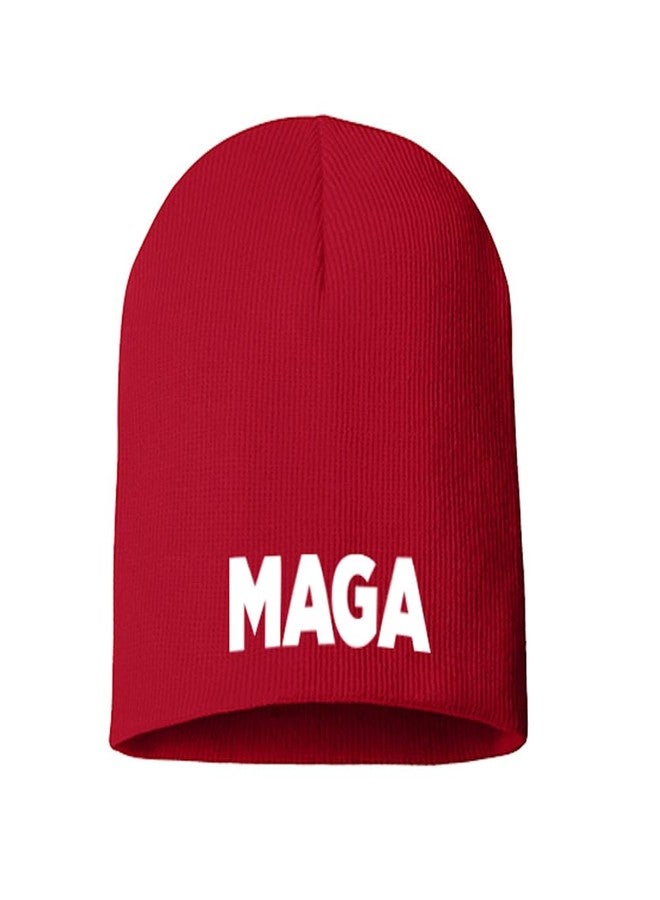 Trump MAGA Beanie - Red - Image 1