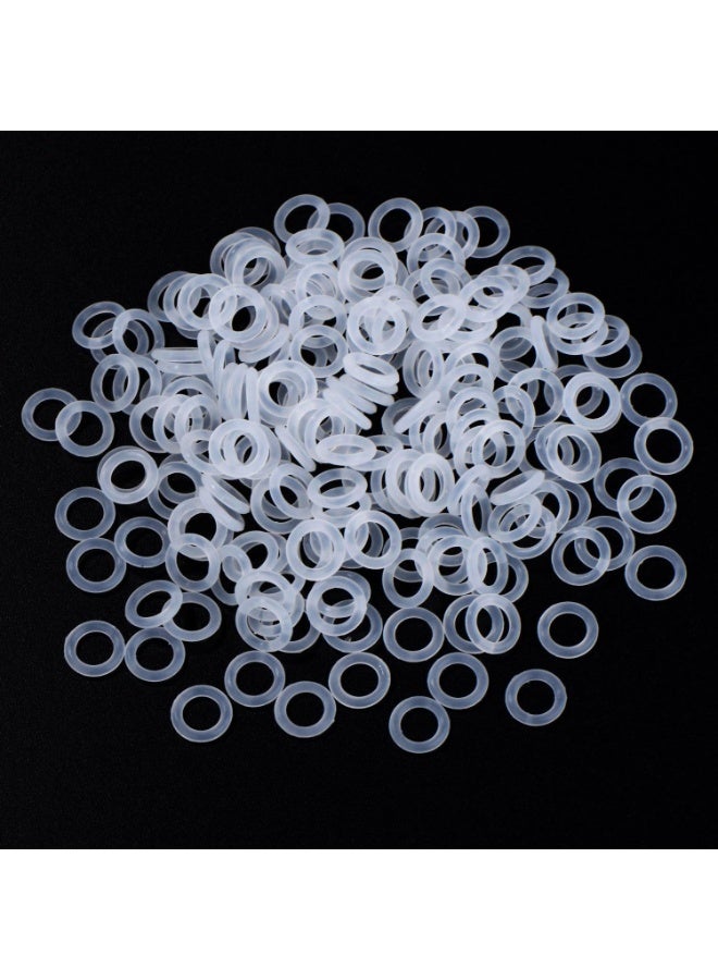 Sumind سوميند 200 قطعة حلقات O مفاتيح لوحة المفاتيح مطاطية شفافة مع صندوق تخزين بلاستيكي لمفاتيح MX والمفاتيح الميكانيكية - Image 5