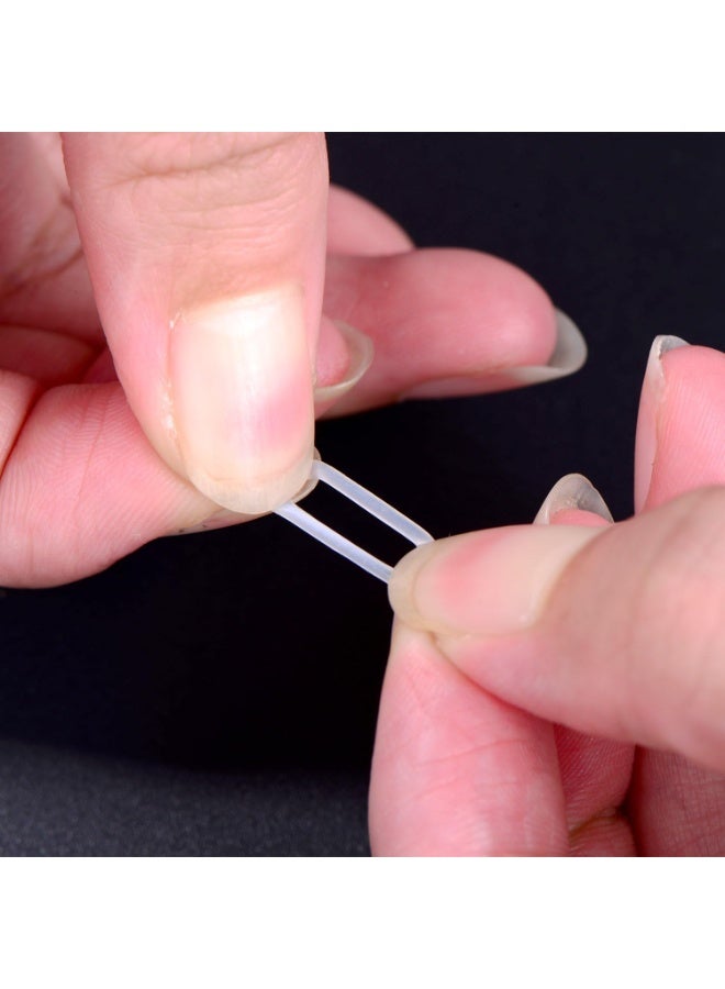 Sumind سوميند 200 قطعة حلقات O مفاتيح لوحة المفاتيح مطاطية شفافة مع صندوق تخزين بلاستيكي لمفاتيح MX والمفاتيح الميكانيكية - Image 4