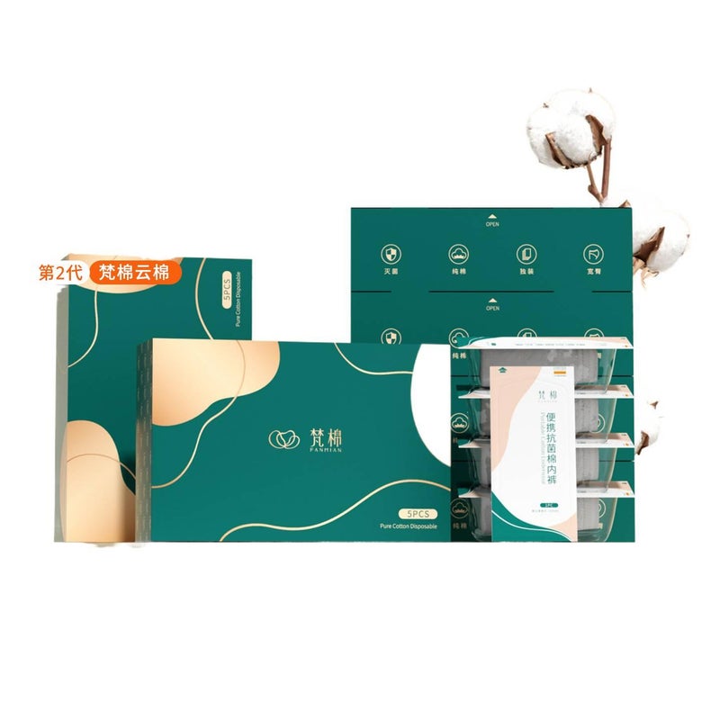 AD 3 Pack Disposable Underwear Men Hotel Sterile Travel Cotton Size XL - Image 2