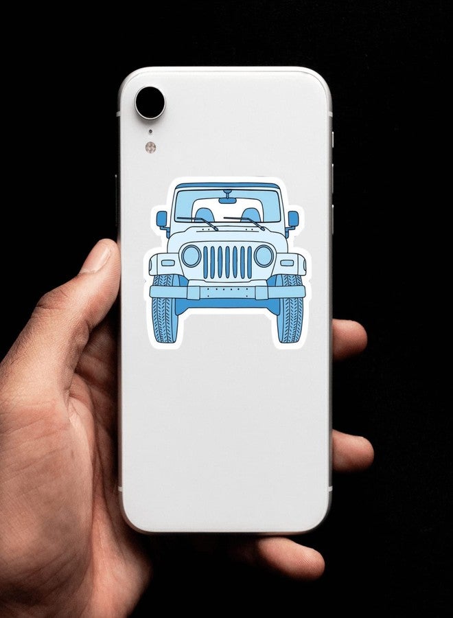 Sticker Fever ملصقات فيفر - عبوة من 50 ملصقًا جماليًا مقاومًا للماء ومغلفًا بمادة PVC (عبوة من 50) (أزرق) - Image 3