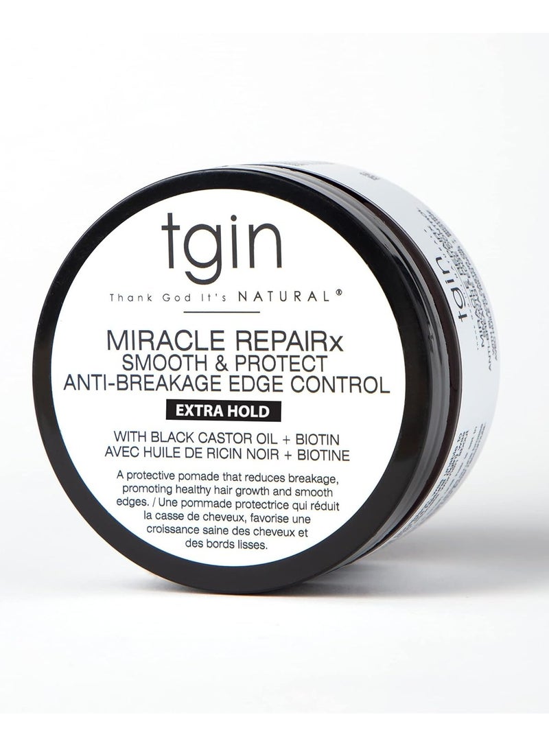 Thank God It's Natural - Thank God It's Natural tgin Miracle RepaiRx Smooth & Nourish Edge Control for For Damaged Hair - Repair - Protect - Restore - 4 ounces - Image 1