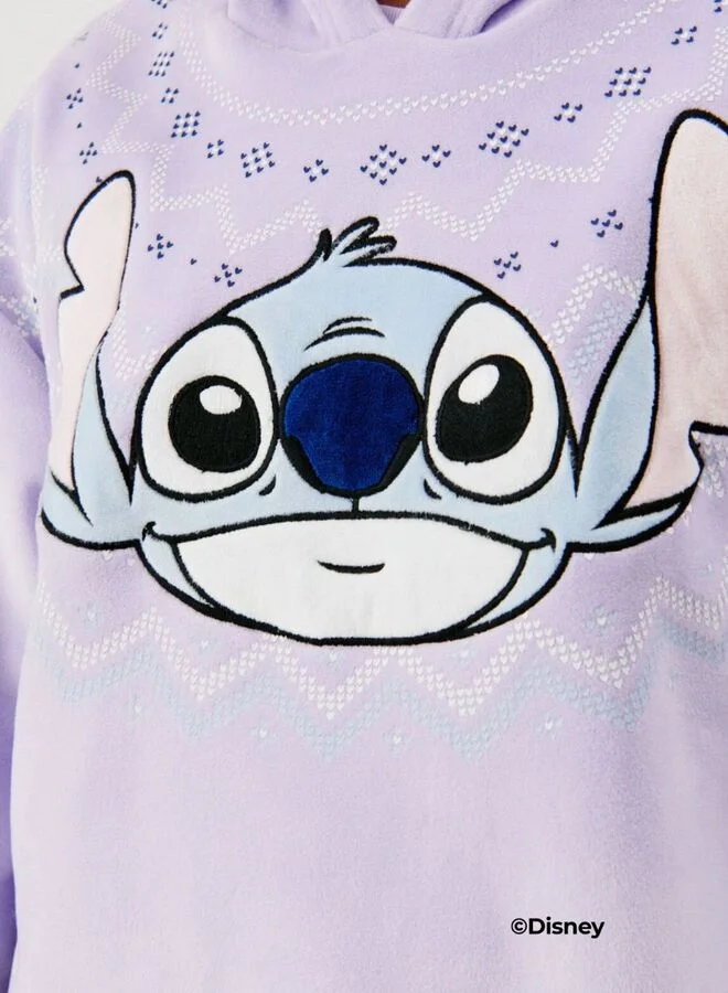 UNDIZ Stitch velour sweatshirt