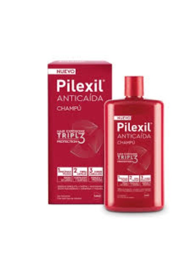 Pilexil Anti-Hair Loss Triple Protection Shampoo 450ml - Image 3