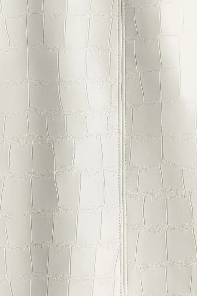 H&M Crocodile-patterned mini dress