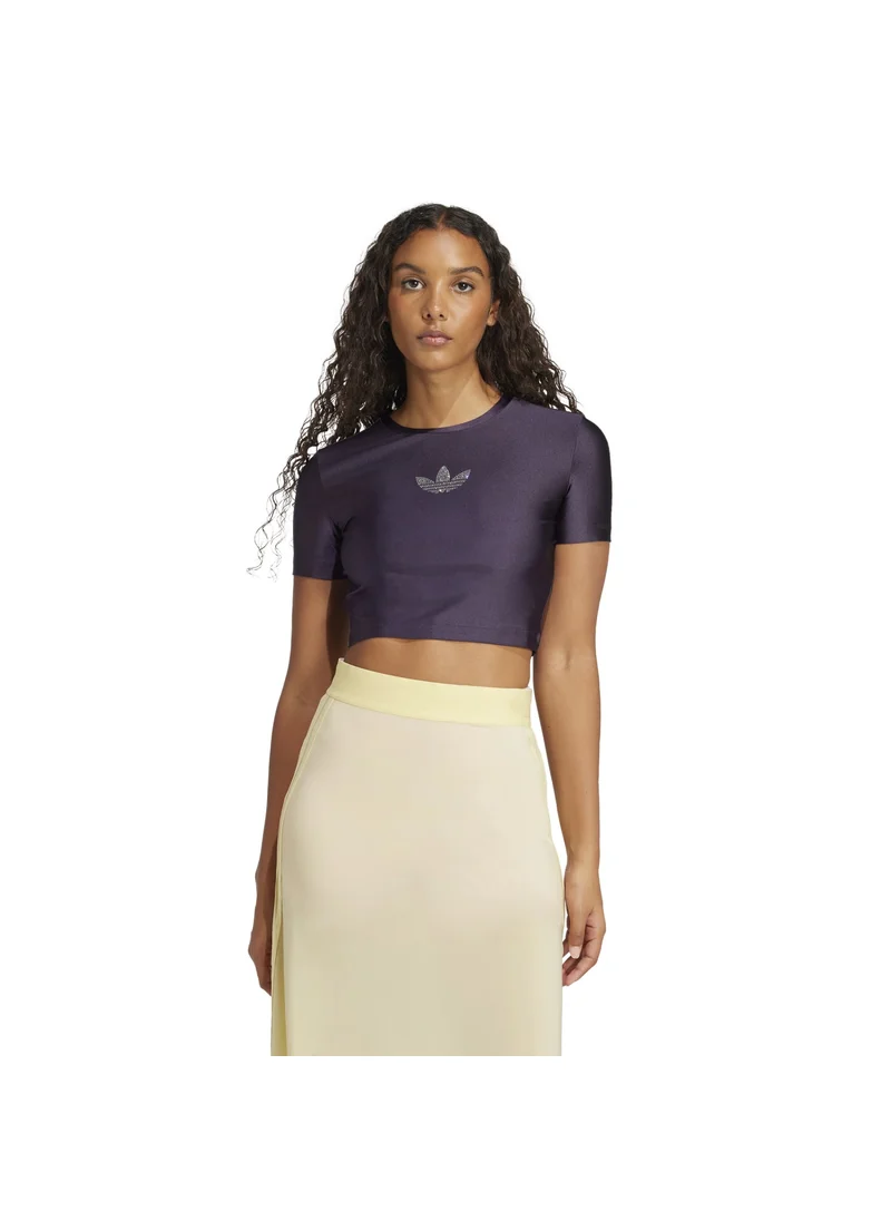 اديداس adidas BLING TEE Purple Originals Women T-SHIRTS