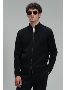 Lufian Amir Men's Cardigan Navy Blue  - Image 1