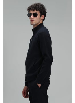 Lufian Amir Men's Cardigan Navy Blue  - Image 3
