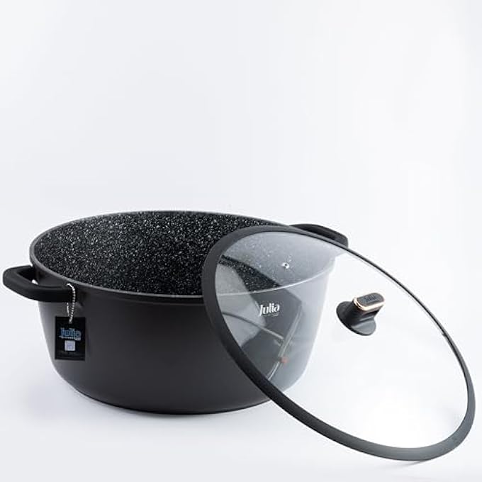 جوليا طاجن إيليت برو بلس مع غطاء 40 سم أسود - Image 3