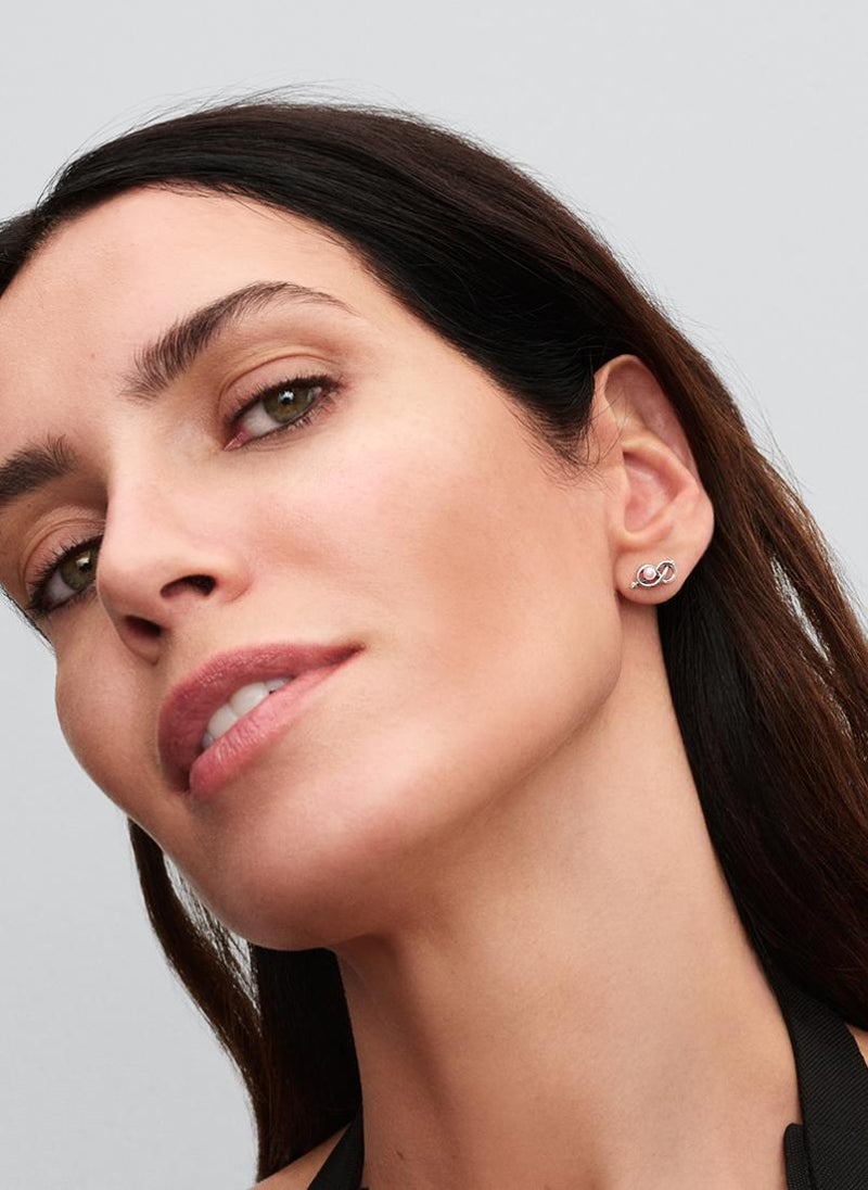 PANDORA Infinity Knot Stud Earrings - Image 3