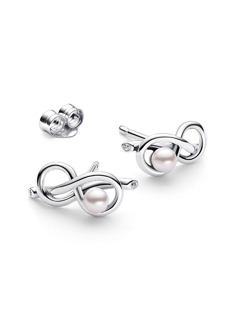 PANDORA Infinity Knot Stud Earrings  - Image 1