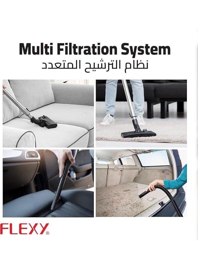 Flexy Turbo Power Vacuum Cleaner – 2300W, 18L Capacity - Image 3