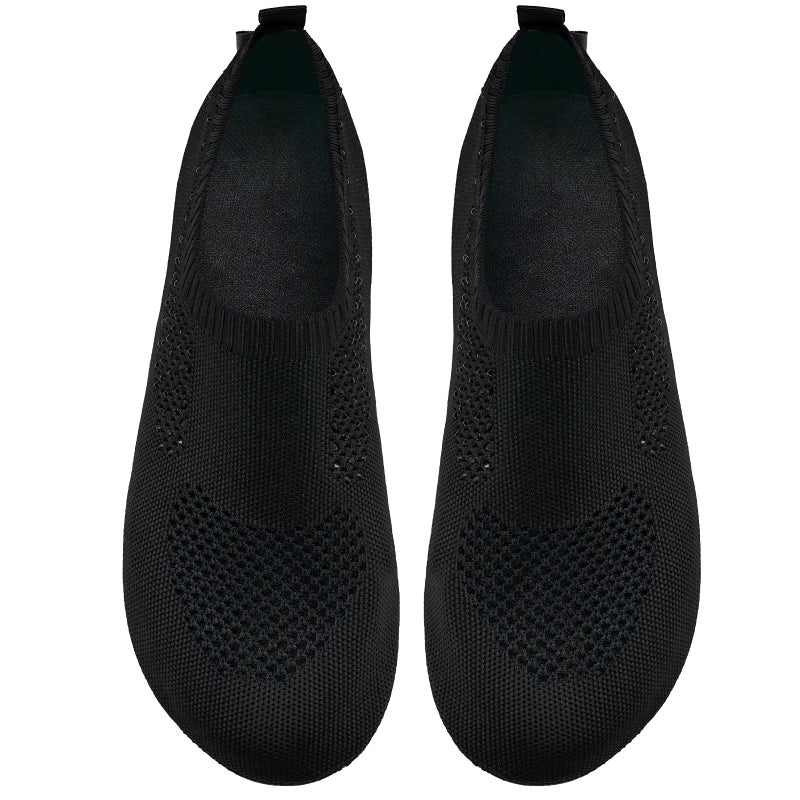 WateLves Womens Barefoot Water Shoes Travel House Slippers for Indoor and Outdoor Aqua Socks for Beach Swim Surf Yoga Dancing Camping Must Haves (Shiny/Black, 38/39) - Image 4