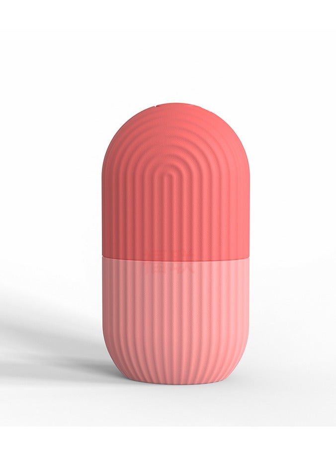 ORiTi Silicone Ice Face Roller Contour and Shrink Pores Remove DarkCircles and Massage Skin -  PINK - Image 1