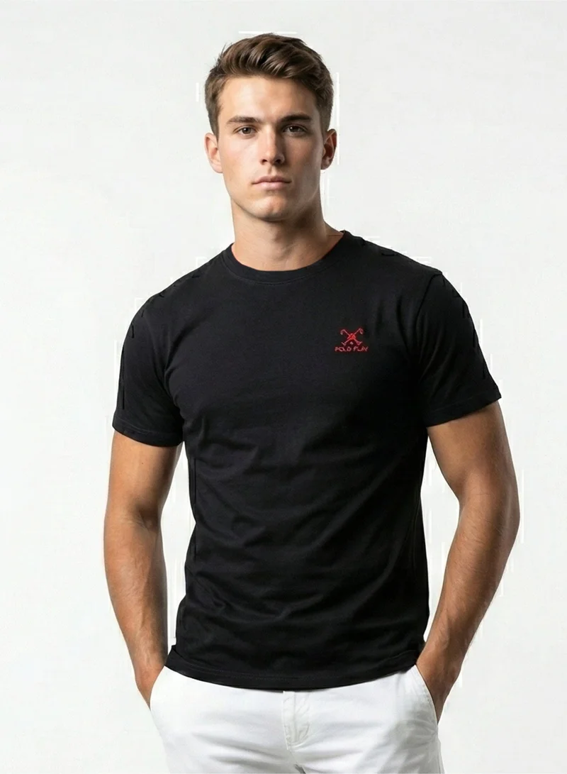 Polo Play Boys Graphic T-shirt -BLACK