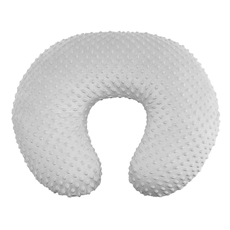 Owlowla Nursing Pillow Cover, Breastfeeding Pillow Slipcover Fits Nursing Pillow for Baby Boy Girl(Silver Gray) - Image 1