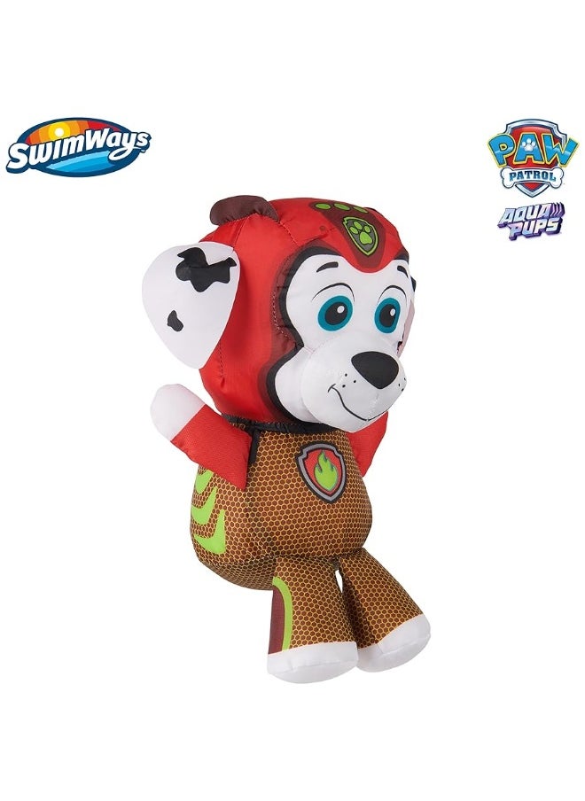SwimWays - Swimways Paw Patrol AquaPups Marshall Swim Huggable, Paw Patrol Toys, Bath Toys & Beach Toys, Floating Water Stuffed Animal for Kids Aged 1 & Up - Image 1