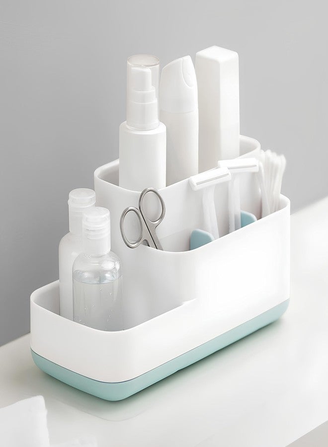 DOOMSDAY 5 Compartment Kitchen Bathroom Sink Caddy Storage Organizer for Soap, Hand Wash, Tooth Brush, Cosmetics, Shaving Kit and Toiletry Kit Makeup Stand Organizer - Image 1