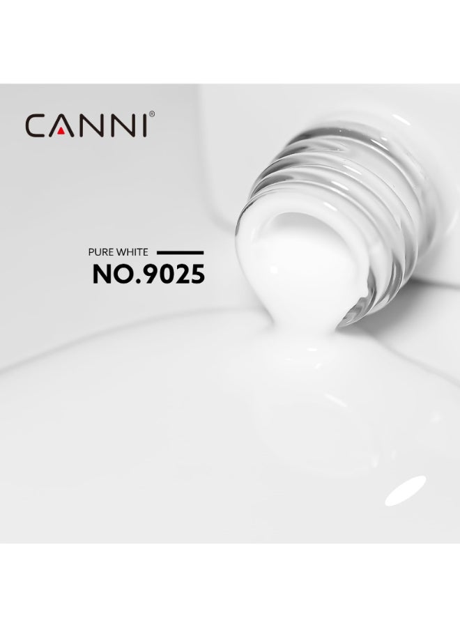 CANNI White Gel Nail Polish 1Pcs Pure White Gel Polish Color High Gloss Soak Off U V Nail Manicure Salon DIY - Image 4