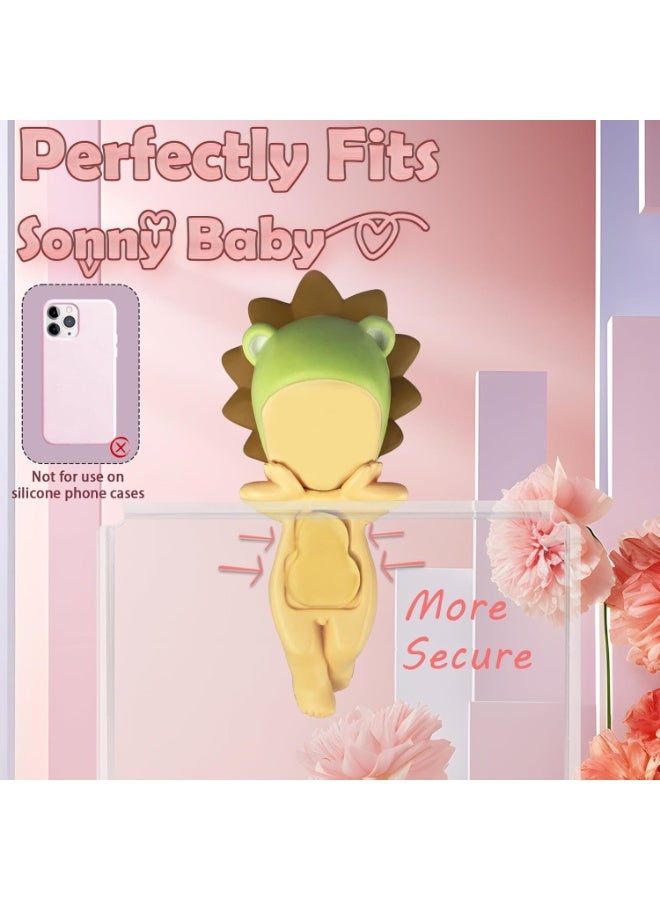 108PCS Double Sided Clear Adhesive Pads for Sonny Baby - Custom Fit, Removable, Transparent, Cartoon Style Adhesive Tape Replacement - Image 3