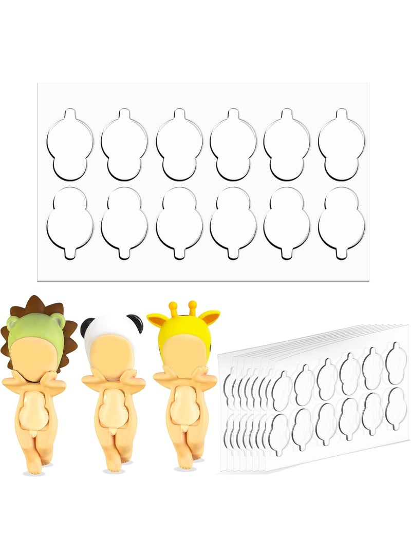 108PCS Double Sided Clear Adhesive Pads for Sonny Baby - Custom Fit, Removable, Transparent, Cartoon Style Adhesive Tape Replacement - Image 1