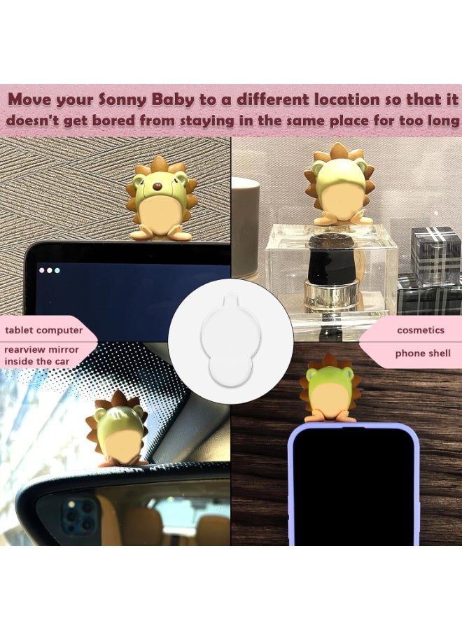 108PCS Double Sided Clear Adhesive Pads for Sonny Baby - Custom Fit, Removable, Transparent, Cartoon Style Adhesive Tape Replacement - Image 5