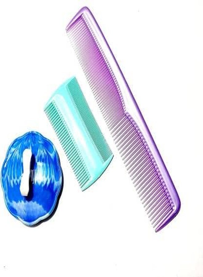 Aabhir TRADERS Plastic Hair Comb And Hair Brush Combo, Pocket Comb, Lice Comb - Image 2