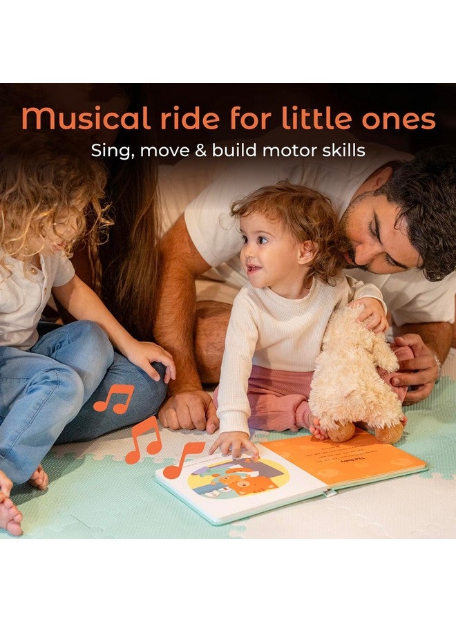 Cali's Books Calis Books The Wheels on The Bus Book | New Rechargeable Musical Book, No More Batteries | Books for 1 Year Old | Wheels on The Bus Toy | Musical Book for Toddlers 1-3 | Musical Toy for Toddlers  - Image 3