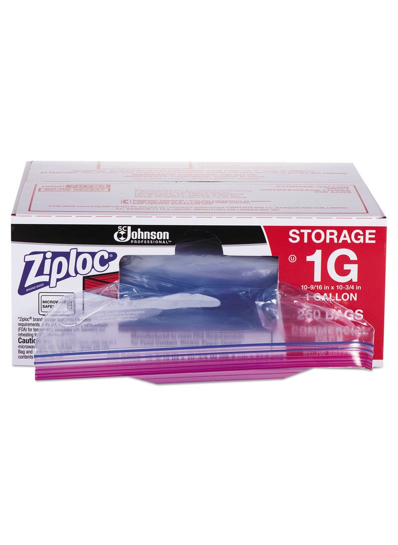 Ziploc Ziploc SJN682257 1 gal Storage Bags 10 Height 11 Width 1050 Length Clear  - Image 1