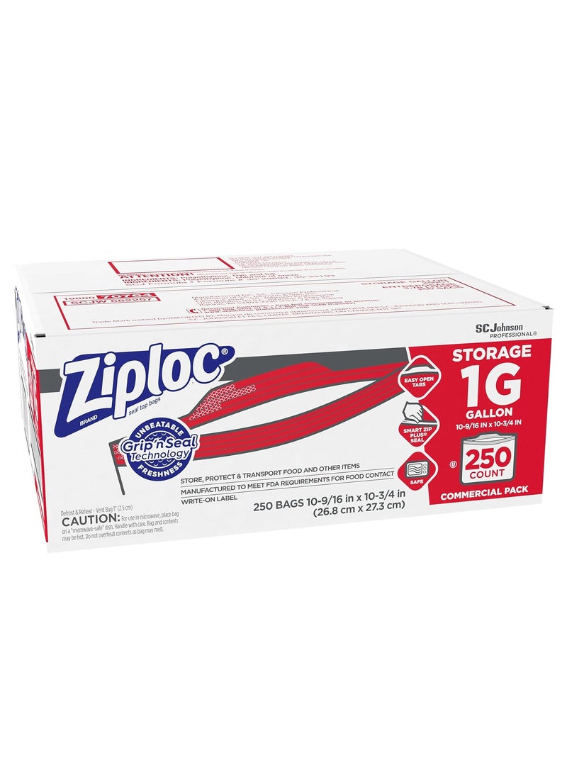 Ziploc Ziploc SJN682257 1 gal Storage Bags 10 Height 11 Width 1050 Length Clear  - Image 4