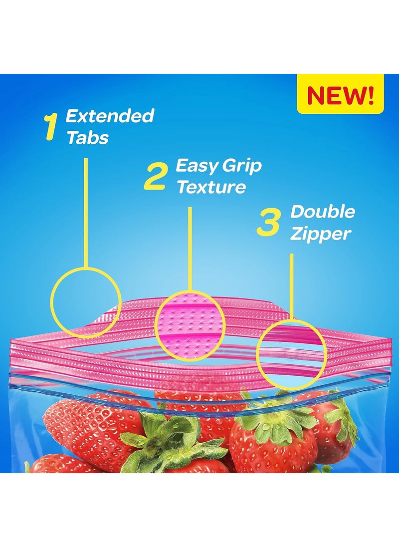 Ziploc Ziploc SJN682257 1 gal Storage Bags 10 Height 11 Width 1050 Length Clear  - Image 5