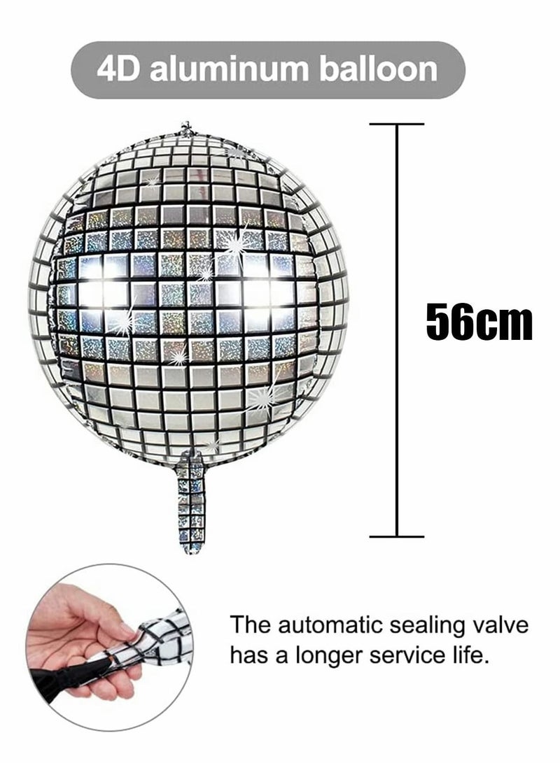 Mirror Balloons, 6 Pcs Disco Metallic Balloons for 70s Party Decorations - Image 4