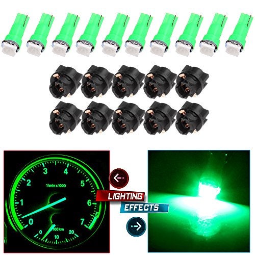 cciyu 20X T5 Green Led 1-5050 SMD Dashboard Dash Gauge Instrument Panel Gauge Cluster Light - Image 2
