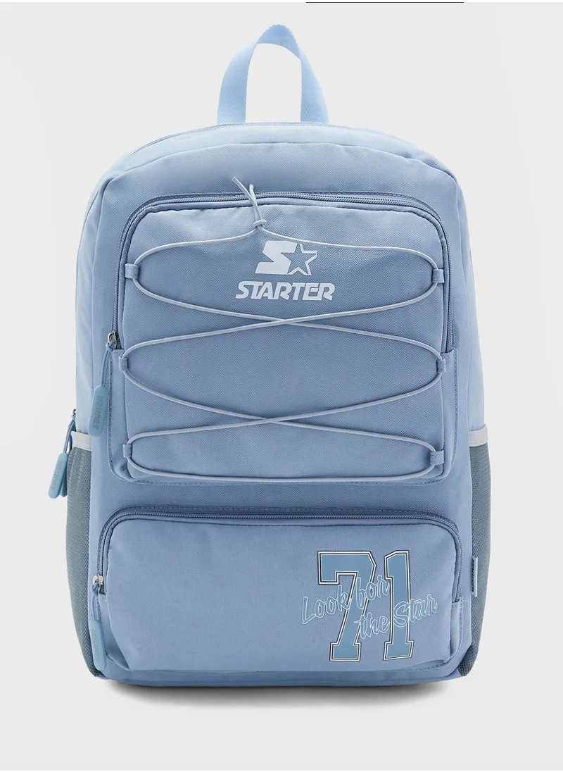 ستارتر Starter Printed Zip Over  Backpack