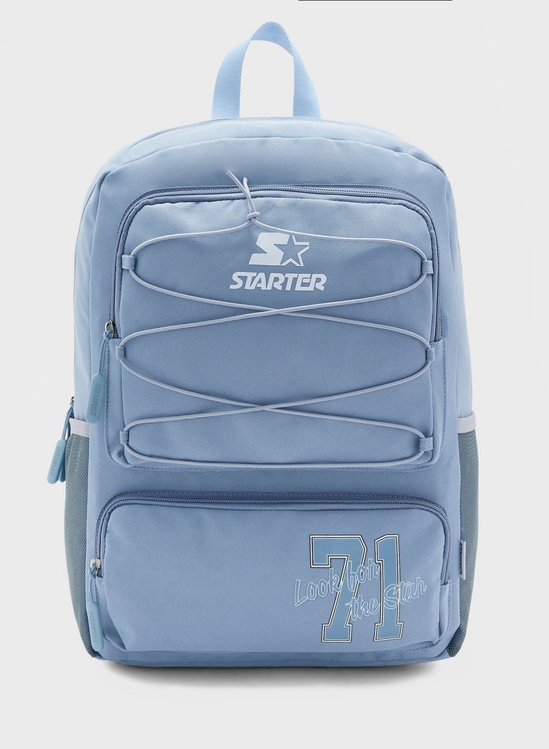 STARTER Starter Printed Zip Over  Backpack  - Image 1
