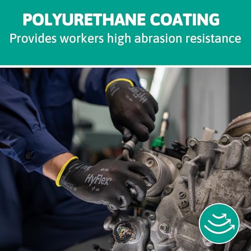 Ansell 48-101-10 Sensilite Gloves, Size 10, Black, Pack of 12 - Image 4