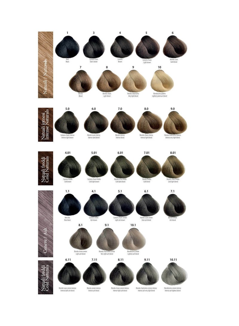 MAXIMA PROFESSIONAL Professional Hair Dye Cream 6.1 With Keratin and Ceramides Dark Ash Blonde Color 100 ml - Image 2