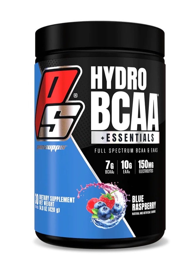ProSupps - PROSUPPS Hydro BCAA Plus Essentials 30 Serving Blue Raspberry - Image 1