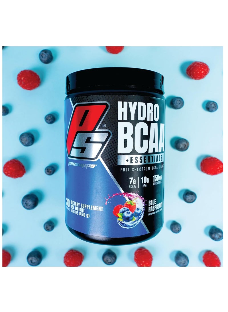 ProSupps - PROSUPPS Hydro BCAA Plus Essentials 30 Serving Blue Raspberry - Image 1