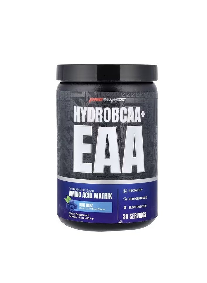 PROSUPPS Hydro BCAA Plus Essentials 30 Serving Blue Raspberry - Image 1