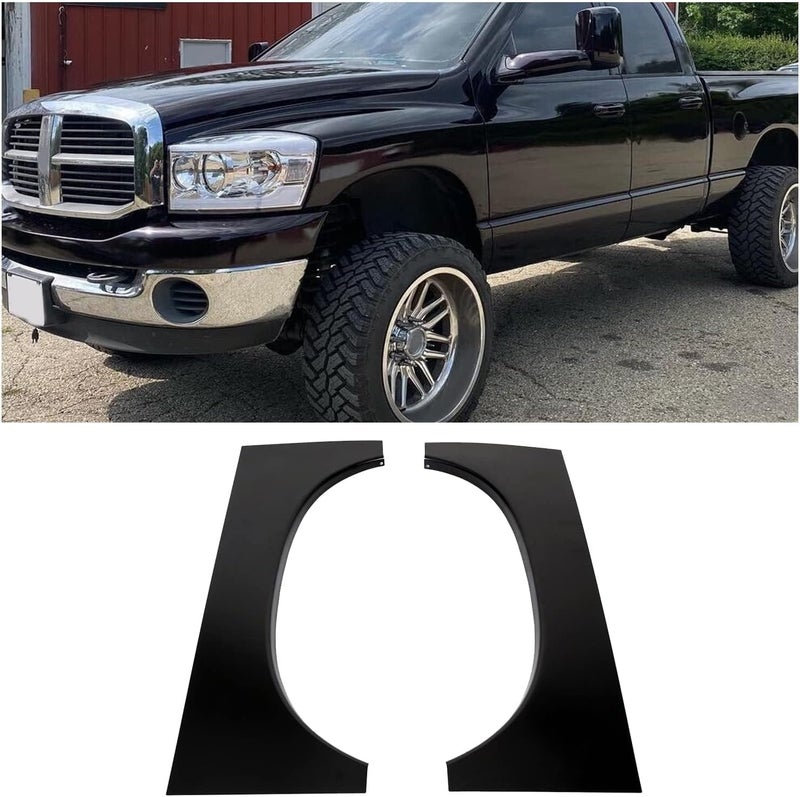 7BLACKSMITHS Upper Wheel Arch Set Rear Panel Bed Side for 2002-2008 Dodge Ram 1500 & 2003-2009 Dodge Ram 2500 3500 - Image 1