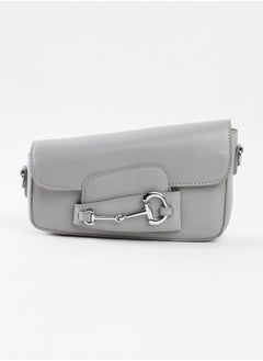 Haute Sauce The Asymmetric Link Shoulder Bag - Ash Grey  - Image 4