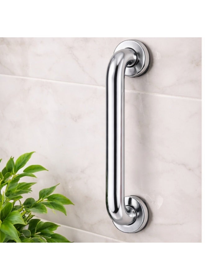 رونا قضبان دعم حمام RONA بلون كروم لامع – مقبض أمان للدش من الفولاذ المقاوم للصدأ، مانع للانزلاق، دعم لكبار السن وذوي الاحتياجات الخاصة، تثبيت جداري قوي - Image 2