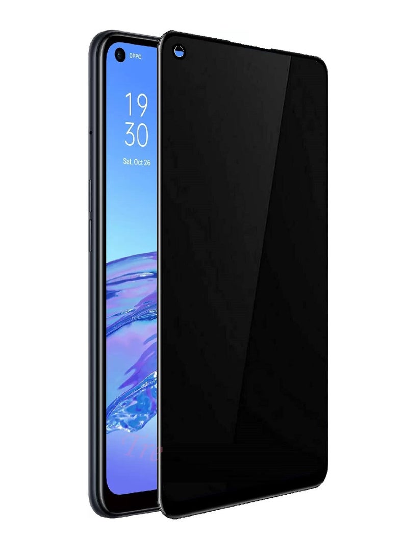 we3 Tempered Glass Screen Protector Anti-Spy Privacy Designed For OPPO A73 5G Full Screen Coverage And Bubble Free  - Image 1