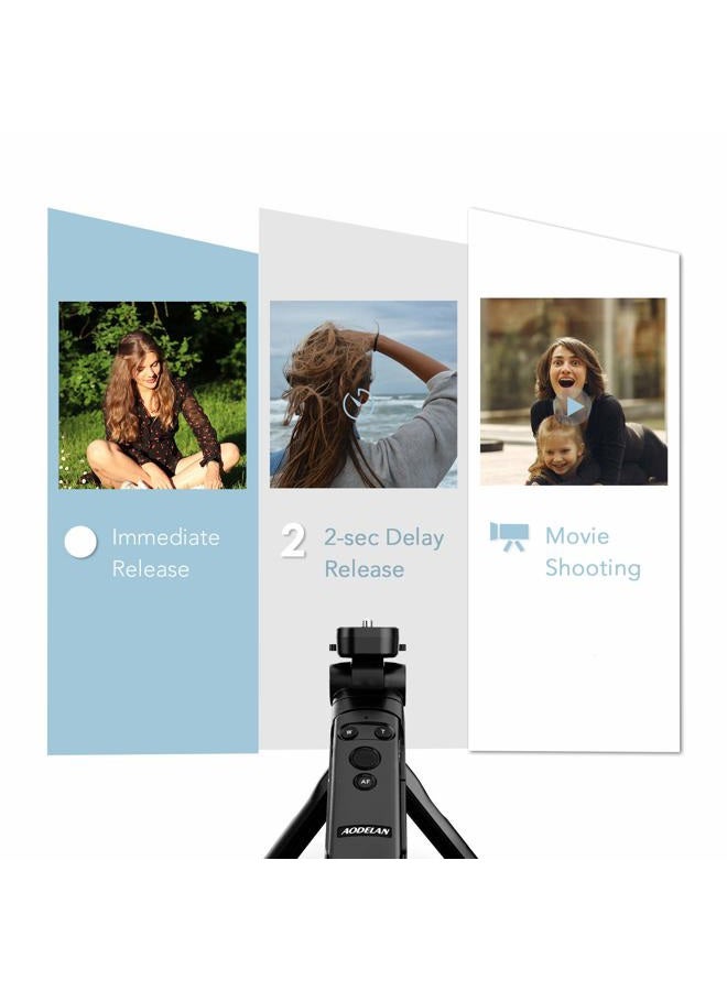 AODELAN جهاز تحكم عن بُعد للكاميرا مع حامل ثلاثي القوائم للكاميرات Canon EOS RP, EOS R, R5, R6, M50, M50 II, 6D Mark II, 77D, 850D, 800D, 200D, 250D, EOS Rebel SL2, T7i, T8i, 90D, EOS M6 Mark II - Image 5