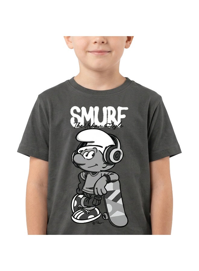 Trucare Toddler Boys Smurfs Urban Style Graphic Oversized T-Shirt - Image 1