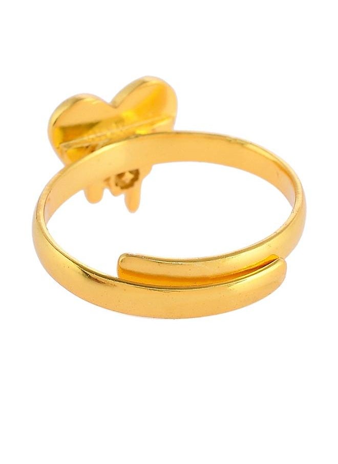 VOYLLA Valentine's Day Collection Red Heart Adjustable Ring  - Image 4