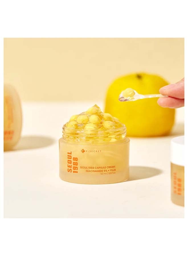 K-SECRET SEOUL 1988 Capsule Cream : Niacinamide 5% + Yuja - Image 5