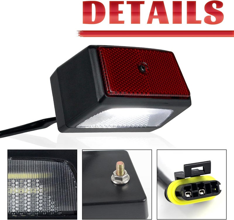 CPOWACE LED License Plate Light for Can-Am Spyder F3 - Rear Fender Light (1PCS, Replace #710003348) - Image 2
